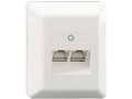 Miniatyrbild 2 av 3: Rutenbeck 1301010130, RJ-45, -5 - 50 °C, vit, plast, IP20, 125 V