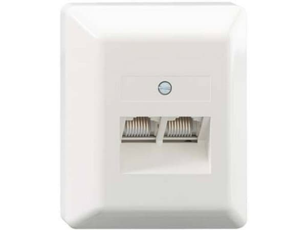 Rutenbeck 1301010130, RJ-45, -5 - 50 °C, vit, plast, IP20, 125 V