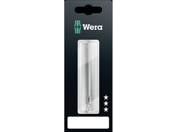 Wera 855/4 Z SB, 1 stykker, Pozidriv, PZ 3, DIN ISO 1173-F 6,3, 15,2 cm, 25,4 / 4 mm (1 / 4")