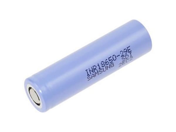 Samsung INR18650-29E Erikoisakku 18650 Flat-Top, korkean lämpötilan litium 3.6 V 2900 mAh, 2900 mAh
