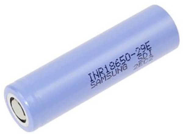 Samsung INR18650-29E Erikoisakku 18650 Flat-Top, korkean lämpötilan litium 3.6 V 2900 mAh, 2900 mAh