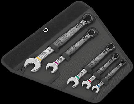 Wera 05020240001, 1/2,3/4,3/8,5/16,9/16", 5 styck