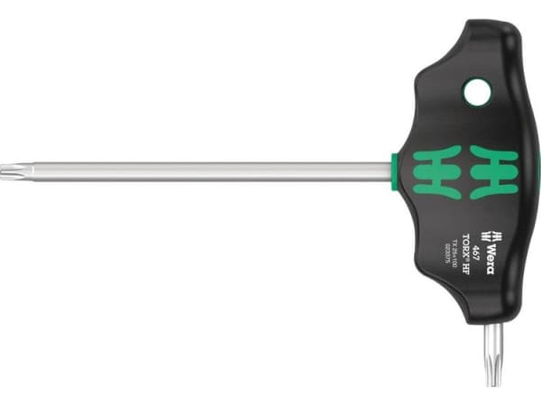 Wera 467 TORX, L-torx-nøkkel, T25, Sort, 5 mm, 1 stykker