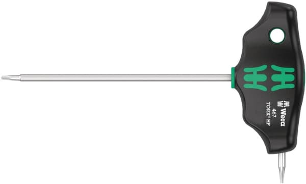 Wera 467 TORX, L-torx-nøkkel, T25, Sort, 5 mm, 1 stykker