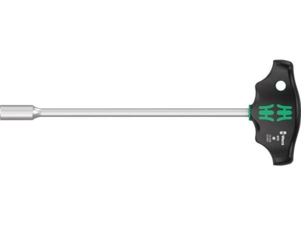 Wera 495, Hylsnyckel, 1 styck, Svart, Silver, 9,9 cm, 23 cm, T-handtag