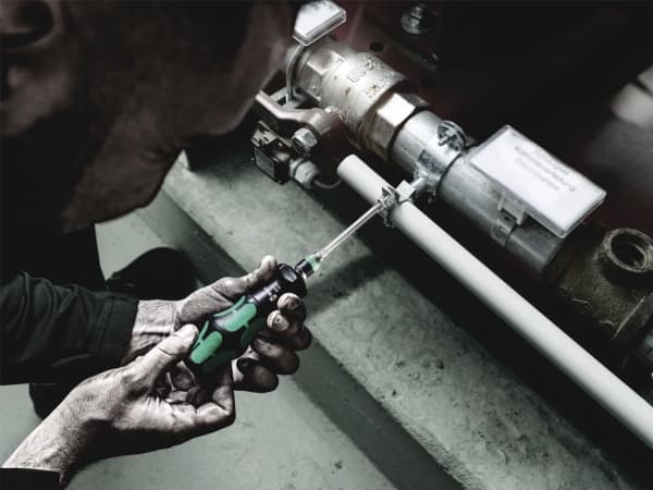 Wera Kraftform Kompakt Turbo - Screwdriver handle with bit set - 19 deler - inn bærepung