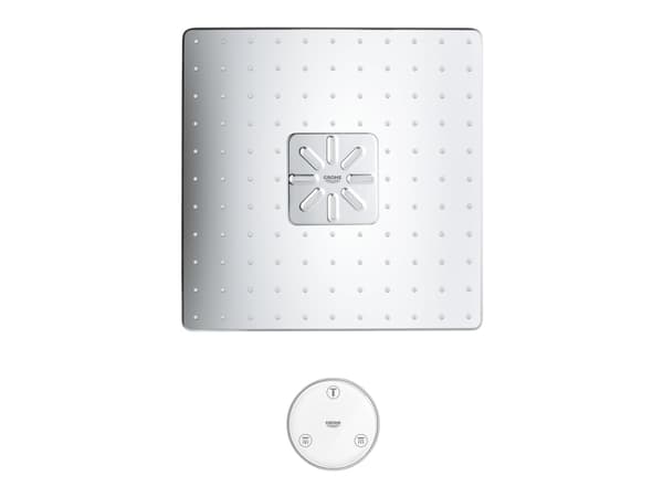 GROHE Rainshower Smartconnect 310 Cube, Vegg, Krom, G1/2