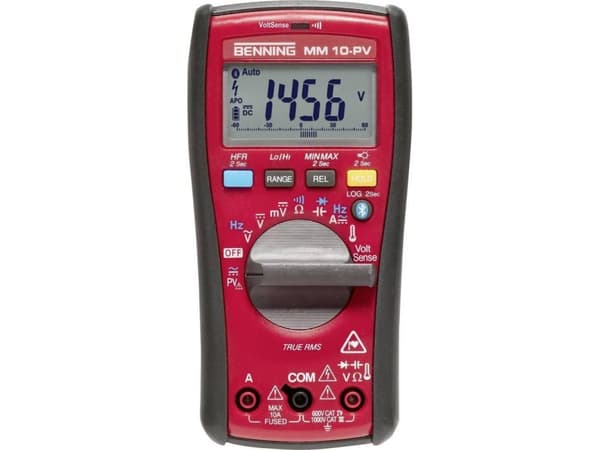 Benning 044089 Hånd-multimittari digitaalinen Datalogger CAT IV 600 V Visning (counts): 6000