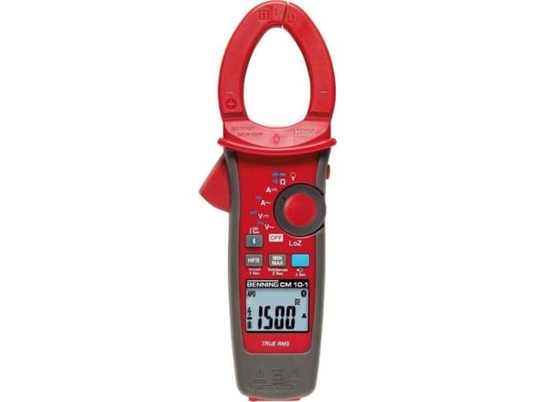 Benning 044688 Virtapuristin digitaalinen Dataloggeri CAT IV 600 V Näyttö (määrä): 6000