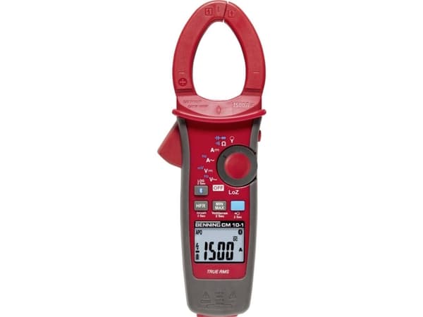 Benning 044688 Virtapuristin digitaalinen Dataloggeri CAT IV 600 V Näyttö (määrä): 6000