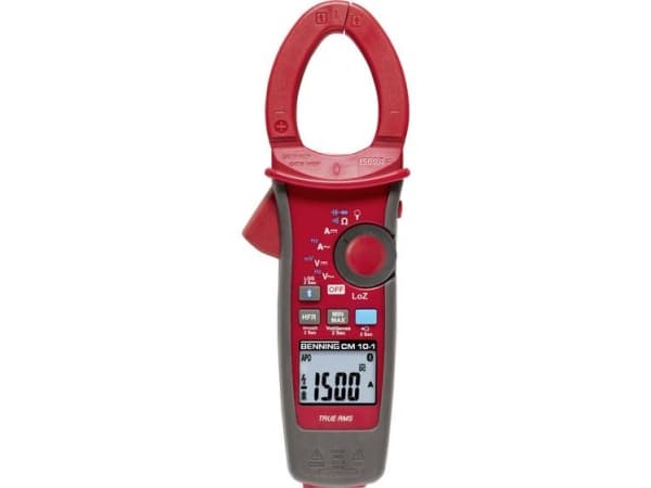 Benning 044688 Virtapuristin digitaalinen Dataloggeri CAT IV 600 V Näyttö (määrä): 6000