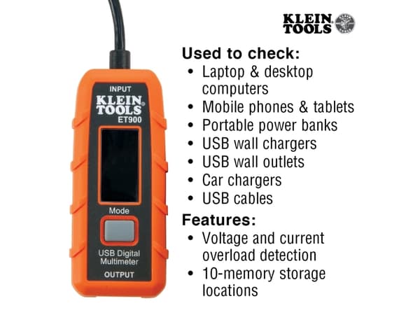 Klein Tools ET900 USB Multimeter (ET900)