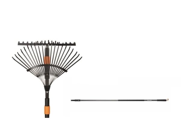 FISKARS UNIVERSALRÄFSA + FLÄKTRÄFSA + QUIKFIT-SKAFT