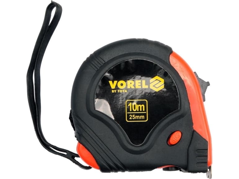 VOREL YELLOW-BLACK MEASURE 10m 10129