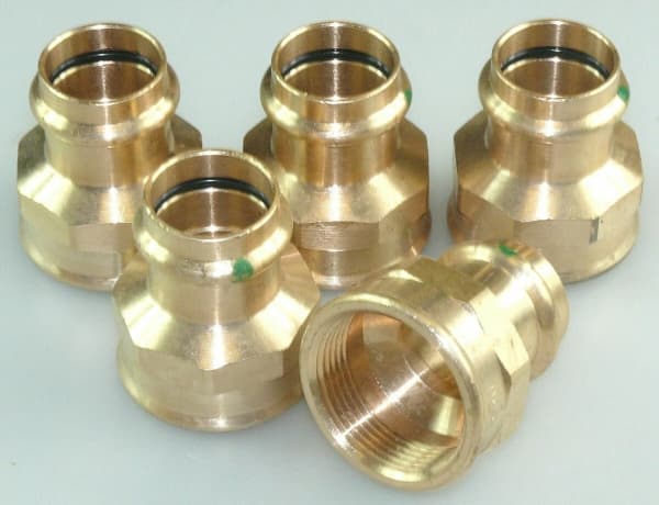 VIEGA Sanpress overgang 1¼"-28mm af rødgods muffe/muffe, SC-contur