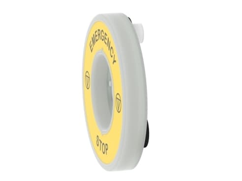 Schneider Electric ZBY9W3B330, Valkoinen, Muovi, XB4XB5, IP66, IK05, 9,3 mm