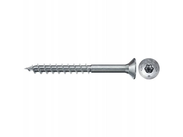 Fischer 670018, Ruuvi, Metalli, Puu, Yleishyödylliset laitokset, Osittainen kierre, Uppokanta