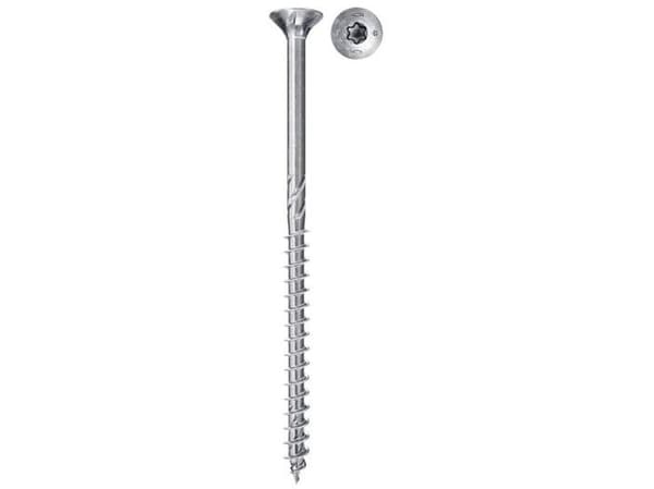 Fischer 670109, Skru, Metall, Tre, Generell nytte, Full tråd, Flathode