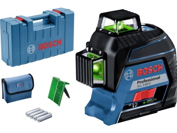 Linjelaser GLL 3-80 G 3 x 360° grøn