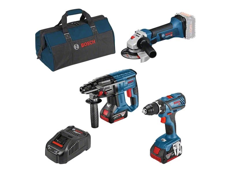 Bosch VERKTYGSSÄTT 18V GSR/GBH/GWS 2X5AH BAG