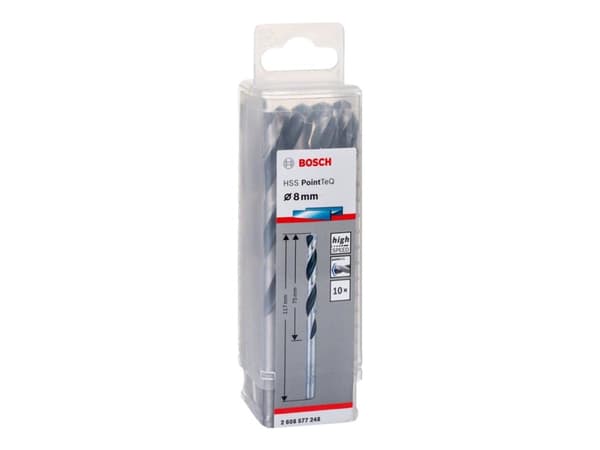 Bosch METALBOR POINTTEQ HEX HSS-R 8,0X117MM