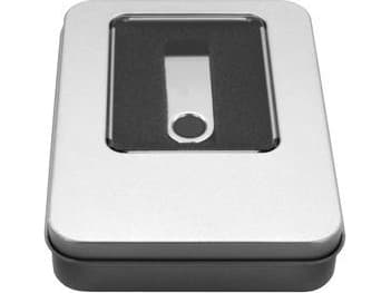 MediaRange BOX902, Förvaringslåda, Silver, Rektangulär, Gjuten aluminium, Plast, Stål, Monokromatiskt, Svart