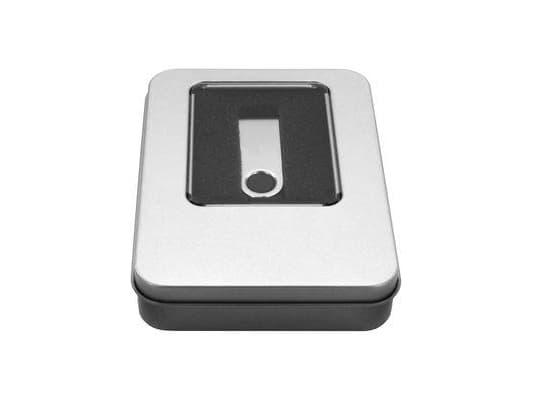 MediaRange BOX902, Förvaringslåda, Silver, Rektangulär, Gjuten aluminium, Plast, Stål, Monokromatiskt, Svart