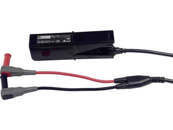 Chauvin Arnoux MINI 103, CAT III 600V,CAT IV 300V, 250 g, Sort