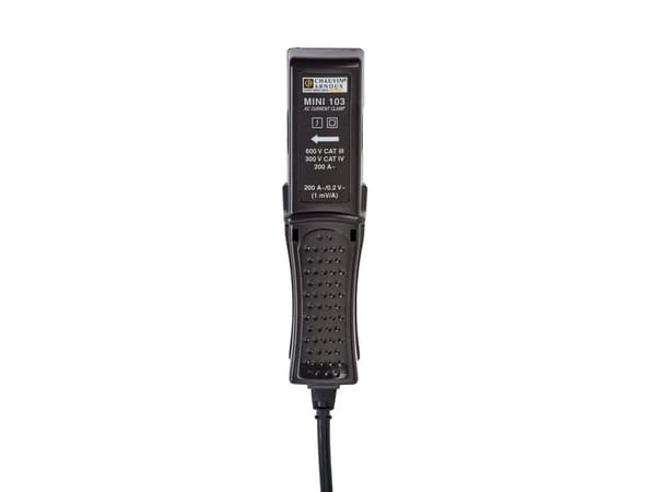 Chauvin Arnoux MINI 103, CAT III 600V,CAT IV 300V, 250 g, Sort