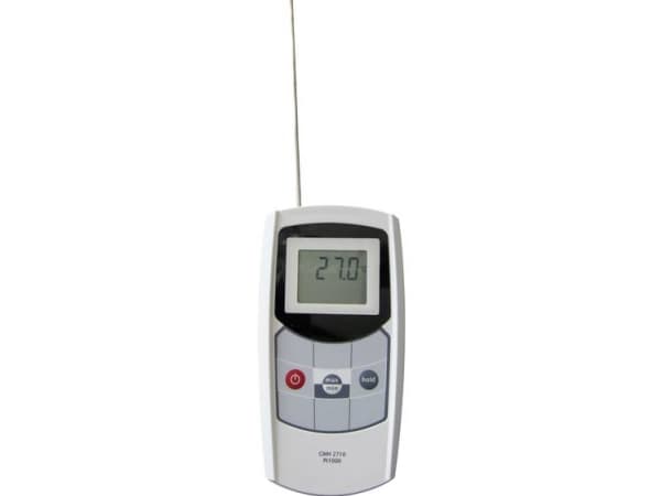 Greisinger GMH2710-I Lämpötilan mittauslaite -70 - +250 °C Anturityyppi Pt1000 IP65, HACCP (elintarviketurvallisuus) mukainen, Kosketuksen mittaus, P