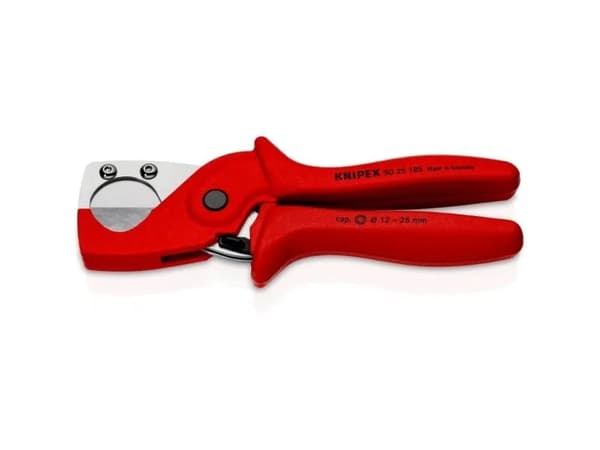 Knipex 90 25 185, Putkileikkuri, Terästä, Muovi, Punainen, 1,2 cm, 18,5 cm