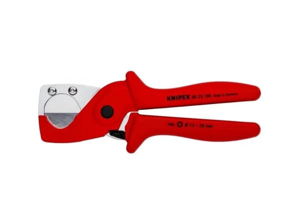 Knipex 90 25 185, Putkileikkuri, Terästä, Muovi, Punainen, 1,2 cm, 18,5 cm