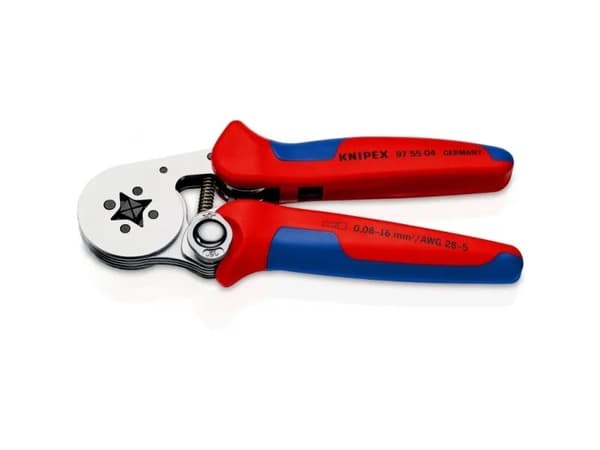 Knipex 97 55 04, Diagonal tang, Kromvanadiumstål, Rød, 180 mm, 459 g
