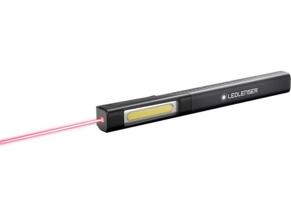 Led Lenser iW2R laser, Penn-lommelykt, Sort, Metall, COB LED, 150 lm, Lithium-Ion (Li-Ion)