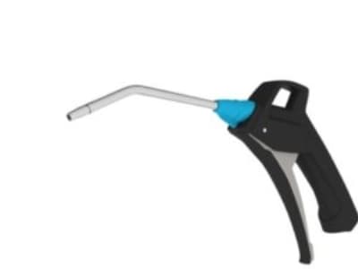 Puhalluspistooli 6mmx1/4' - 6 mm:n taivutetulla putkella ja 1/4' sisäkierteellä