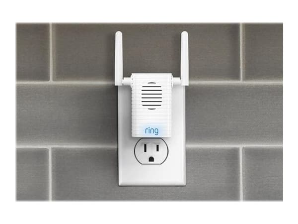Ring Chime PRO - Gen 2 - signalförstärkare/dörrklocka - trådlös - 802.11a/b/g/n/ac - 2.4 Ghz, 5 GHz - vit