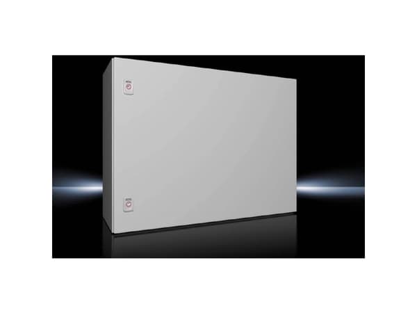 RITTAL AX Compact-taulu, WHD: 800x600x300 mm, teräslevy, asennuslevyllä, yksiovinen, kaksi kierrelukkoa