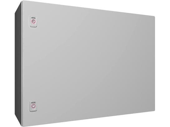 RITTAL AX Compact-taulu, WHD: 800x600x300 mm, teräslevy, asennuslevyllä, yksiovinen, kaksi kierrelukkoa