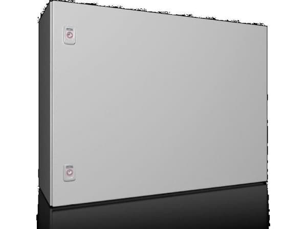 RITTAL AX Compact-taulu, WHD: 800x600x300 mm, teräslevy, asennuslevyllä, yksiovinen, kaksi kierrelukkoa