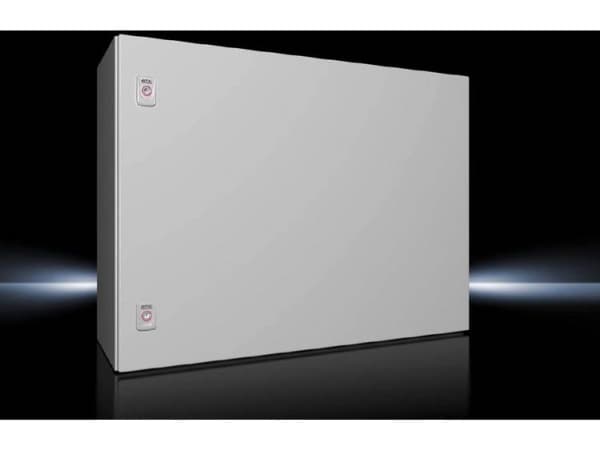 RITTAL AX Compact-taulu, WHD: 800x600x300 mm, teräslevy, asennuslevyllä, yksiovinen, kaksi kierrelukkoa