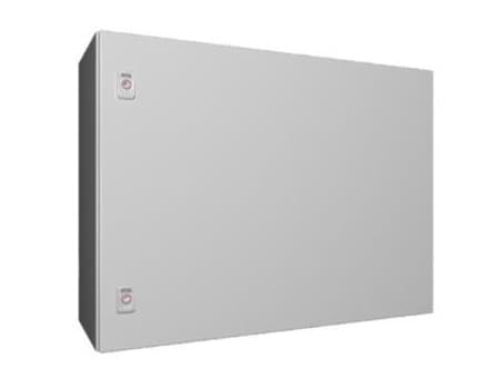 RITTAL AX Compact-taulu, WHD: 800x600x300 mm, teräslevy, asennuslevyllä, yksiovinen, kaksi kierrelukkoa