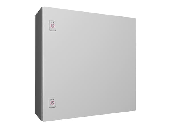 RITTAL AX Compact-taulu, WHD: 600x600x210 mm, teräslevy, asennuslevyllä, yksiovinen, kaksi kierrelukkoa