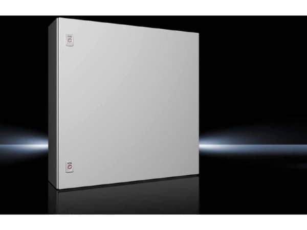 RITTAL AX Compact-taulu, WHD: 760x760x210 mm, teräslevy, asennuslevyllä, yksiovinen, kaksi kierrelukkoa
