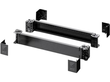 RITTAL AX Sokkelhjørnestykker med sokkelpaneler, for og bag, H: 100 mm, til B: 1000 mm