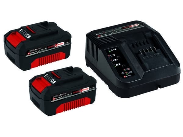 Einhell 4512098, Set med batteri och laddare, Litium-Ion (Li-Ion), 3 Ah, 18 V, Einhell, Svart, Röd