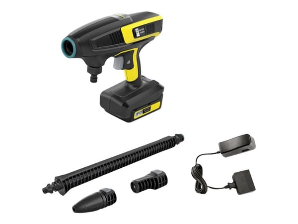 Kärcher KHB 6 Battery Set - Trykkvaskemaskin - håndholdt - uten kabel - 1 batteri Sort, Gult