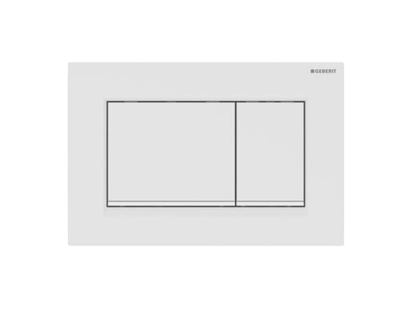 Geberit 115.883.01.1, Spolplatta, Vit, Geberit, 246mm, 12mm, 164mm