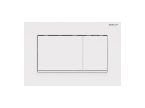 Geberit 115.883.11.1, Skylleplate, Hvit, Geberit, 246 mm, 12 mm, 164 mm
