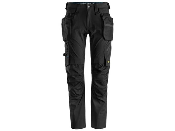 Snickers LiteWork stretch bukser 6208 m. aftagelige hylsterlommer sort str. 50