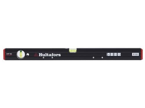 HULTAFORS Vaterpas aluminium HVP MAGNET 60cm. Stærk aluminiumsprofil som måler 49x23 mm